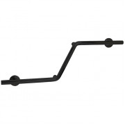 Choose LEFT or RIGHT Zig Zag Grab Bar, Matte Black finish