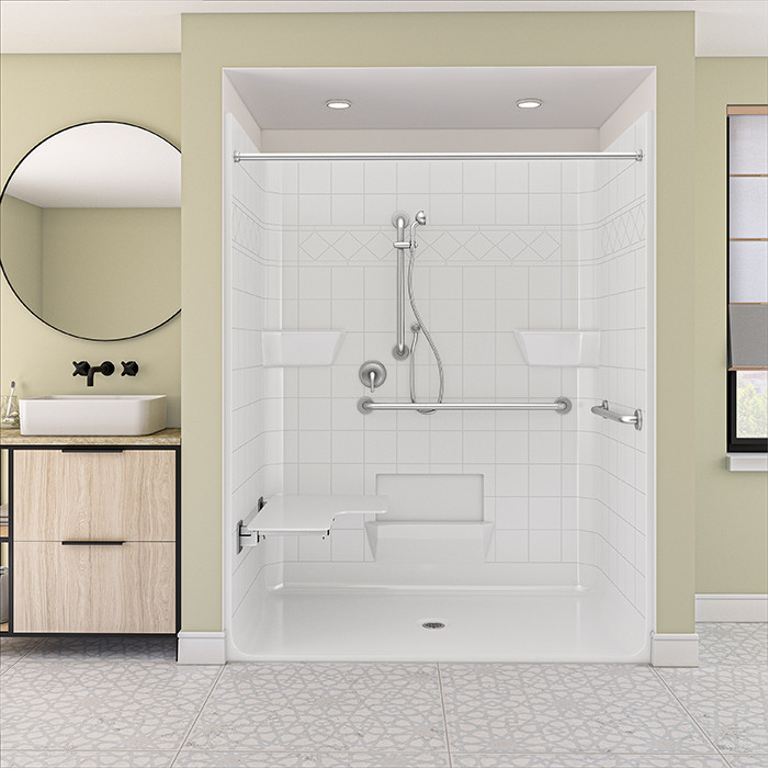 ADA compliant shower roomset