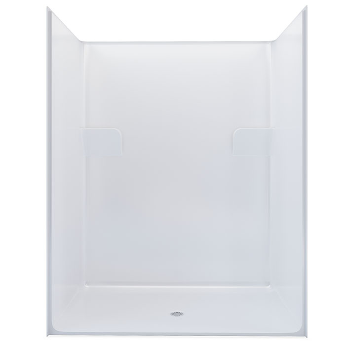 one piece ADA rollin shower stall 