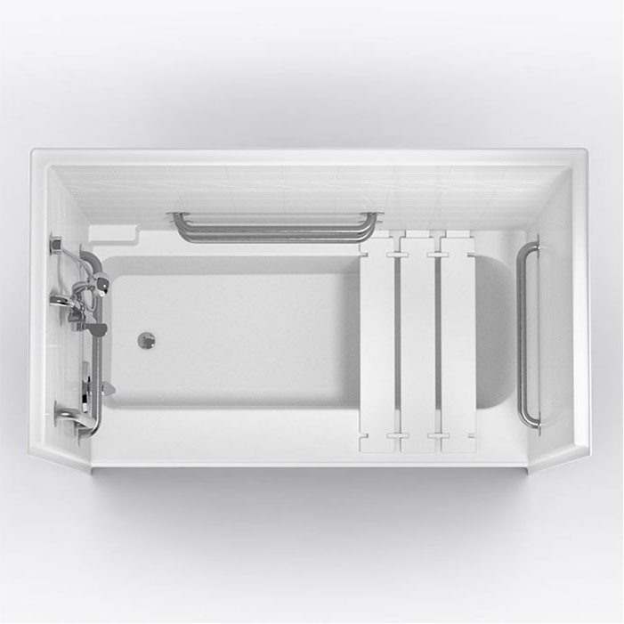 ADA bathtub top view 
