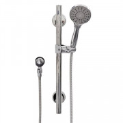 Hand shower with polished linear slide bar +US$294.00