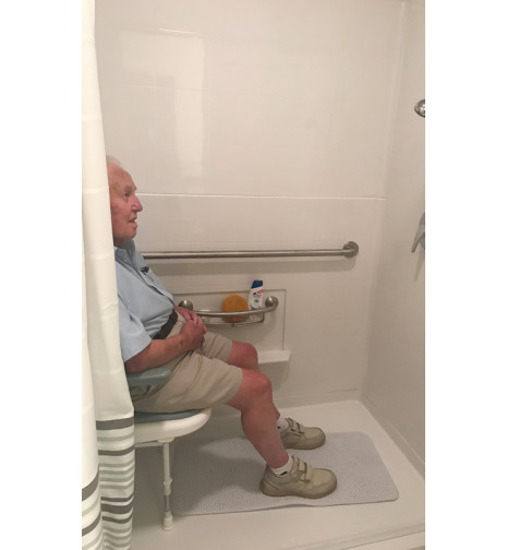 60 inch by 37 inch Freedom Shower